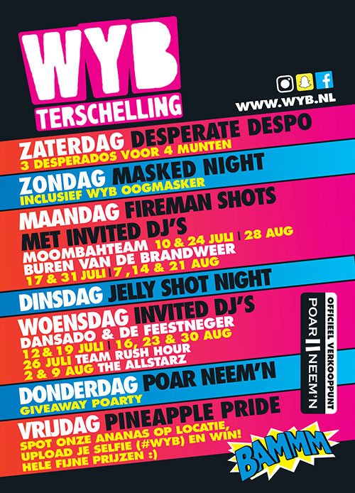program wyb terschelling 2014